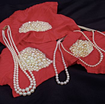 Pearl and Pearl ornements